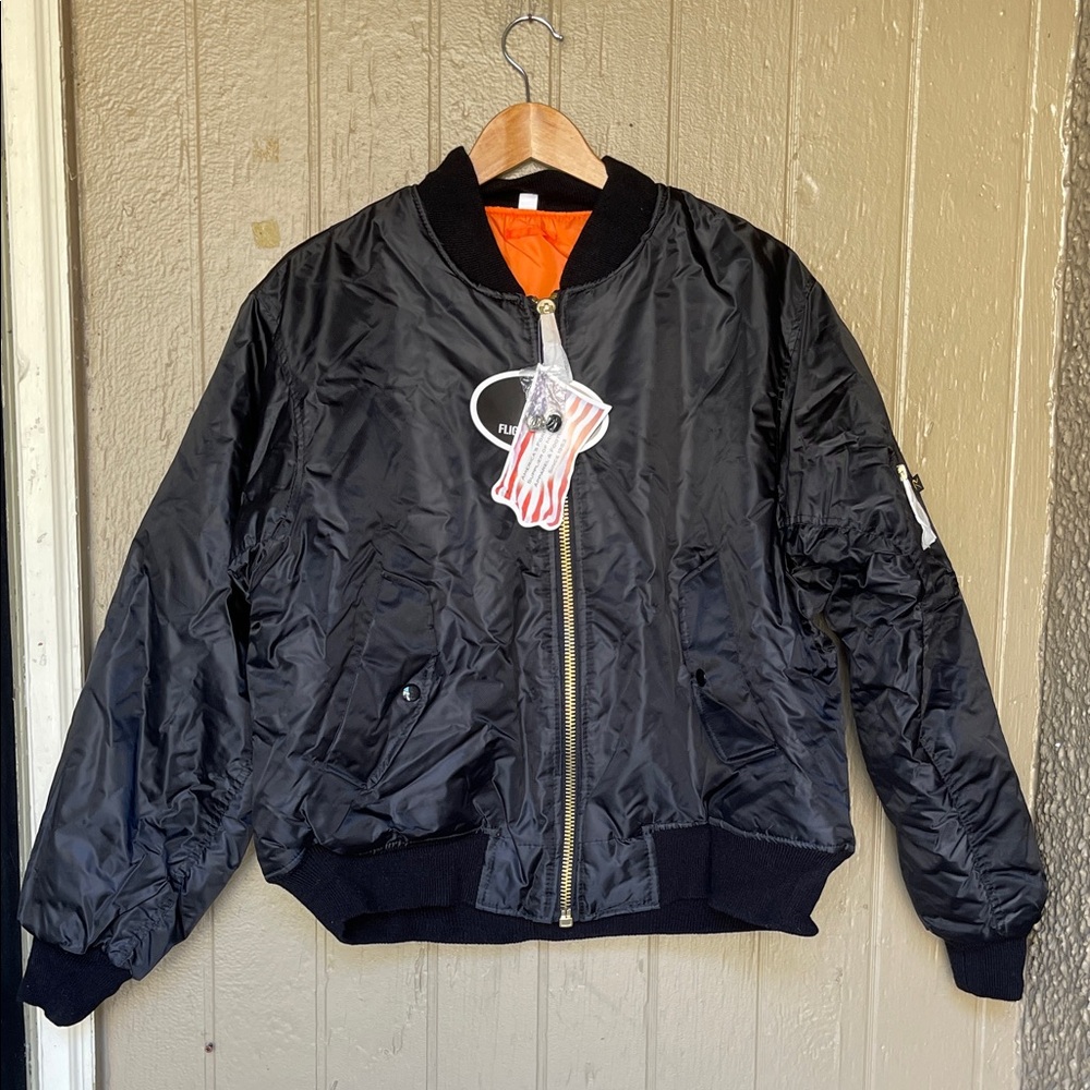 A7X Avenged Sevenfold nylon reversible Black Bomber Jacket